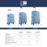 Luggage set 50/60/70Cm Itaca Tamesis