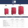 Ensemble de bagages 50/60/70Cm Itaca Tamesis