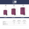 Luggage set 50/60/70Cm Itaca Evora