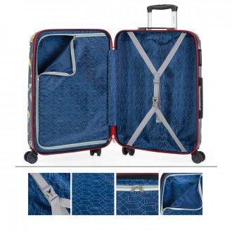 Valise 60Cm et trousse de toilette Itaca Ural