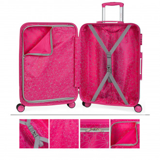 Medium Aras rigid suitcases with L capacity