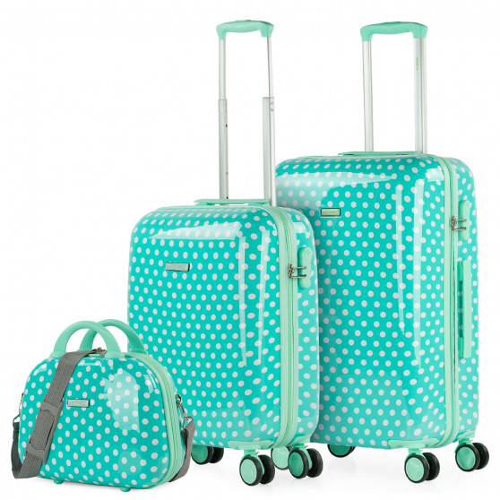 Suitcase set 50/60Cm and toiletry bag Itaca Stars