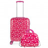 Suitcase cabin and toiletry bag Itaca Stars