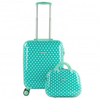 Suitcase cabin and toiletry bag Itaca Stars