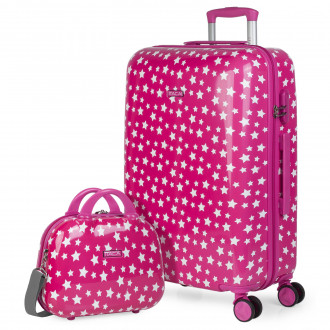 Stars rigid medium suitcases with L capacity