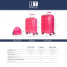 Stars rigid medium suitcases with L capacity