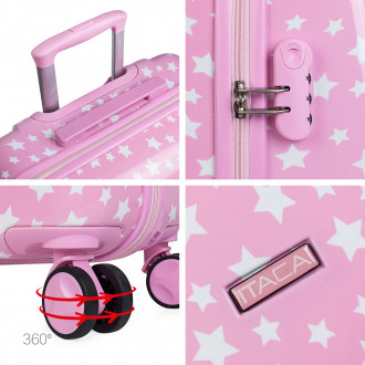 Stars rigid medium suitcases with L capacity