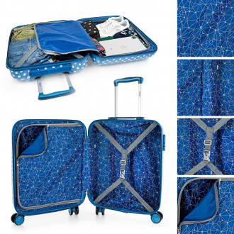 Stars rigid medium suitcases with L capacity