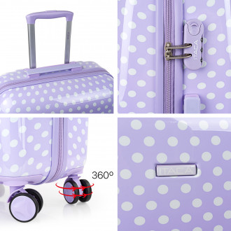 Stars rigid medium suitcases with L capacity