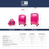 Cabin cases Stickers rigid/soft with capacity of 38 L