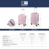 Cabin cases Stickers rigid/soft with capacity of 38 L