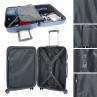 Rigid/soft Stickers cabin cases with a capacity of 40 L