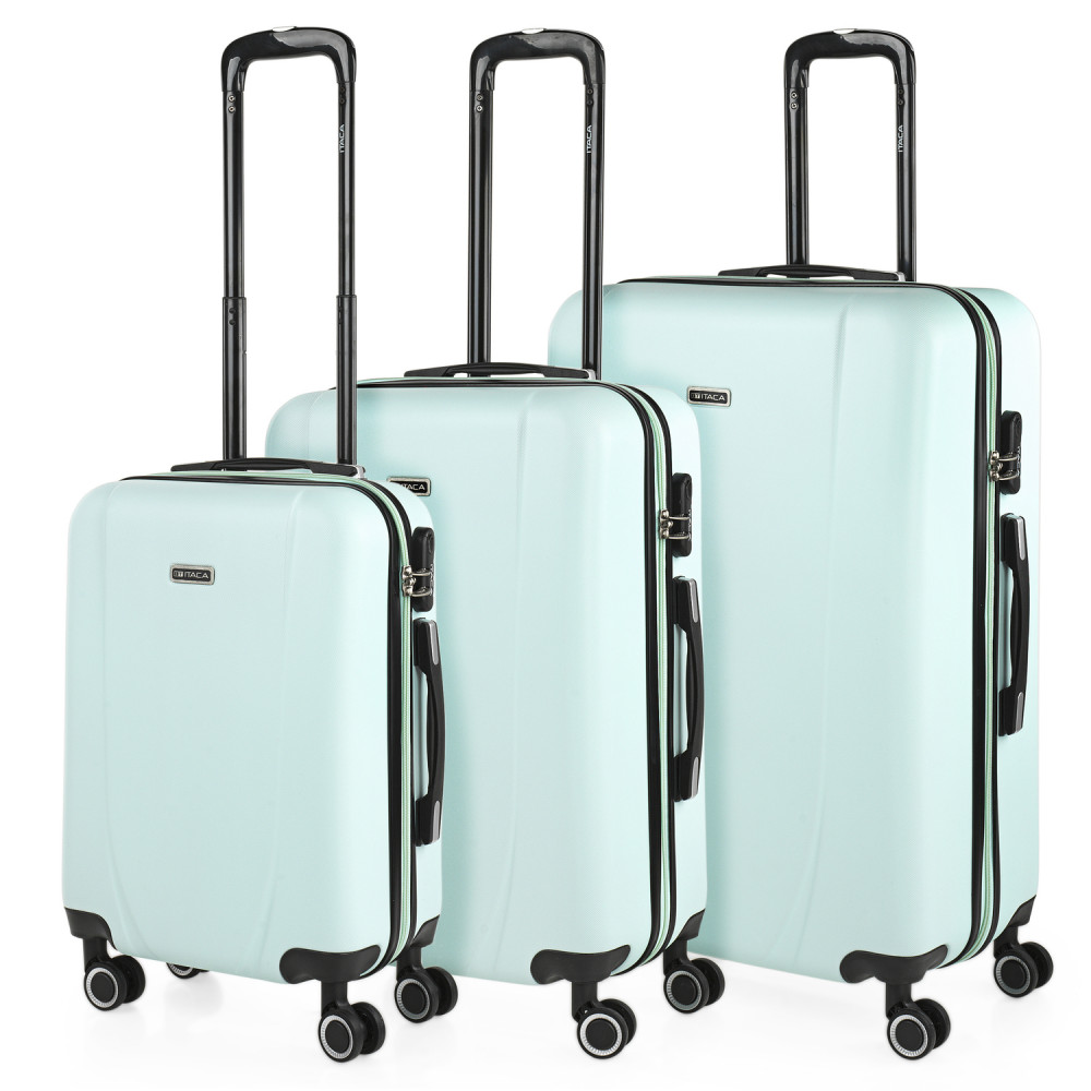 Medium Tiber rigid suitcases with L-capacity