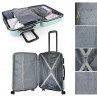 Medium Tiber rigid suitcases with L-capacity