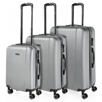 Medium Tiber rigid suitcases with L-capacity