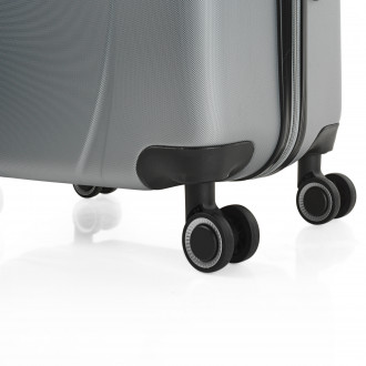 Medium Tiber rigid suitcases with L-capacity