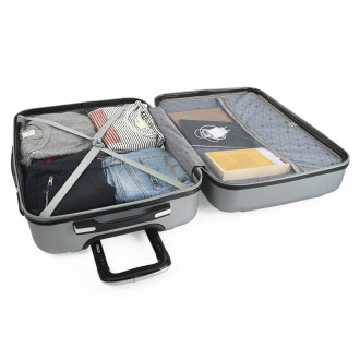 Medium Tiber rigid suitcases with L-capacity