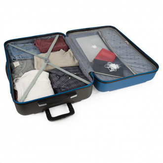 Medium Tiber rigid suitcases with L-capacity