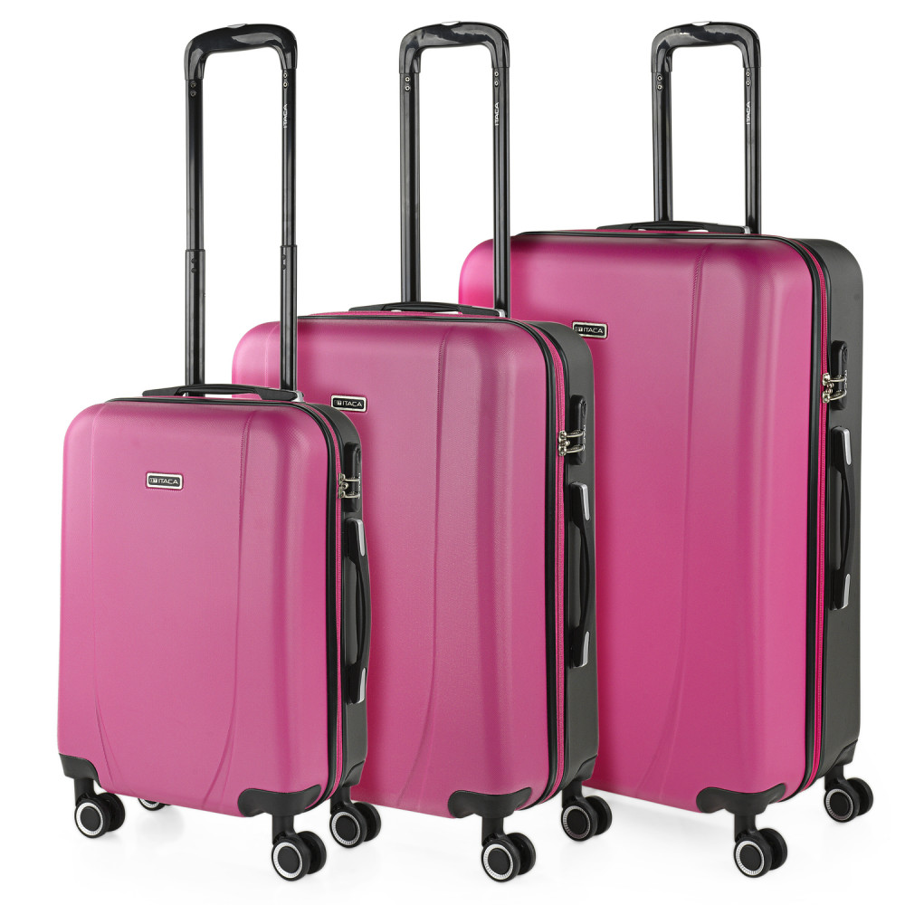 Medium Tiber rigid suitcases with L-capacity