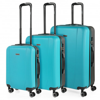 Medium Tiber rigid suitcases with L-capacity