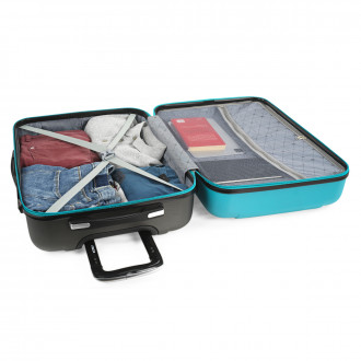 Medium Tiber rigid suitcases with L-capacity