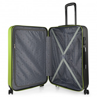 Medium Tiber rigid suitcases with L-capacity