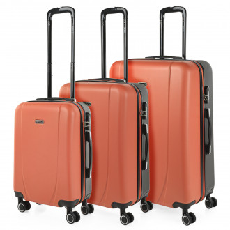 Medium Tiber rigid suitcases with L-capacity