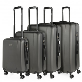 Medium Tiber rigid suitcases with L-capacity