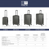 Medium Tiber rigid suitcases with L-capacity