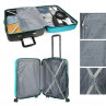 Medium Tiber rigid suitcases with L-capacity