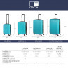 Medium Tiber rigid suitcases with L-capacity