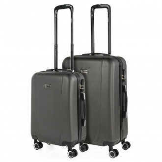 Medium Tiber rigid suitcases with L-capacity