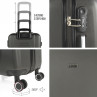 Medium Tiber rigid suitcases with L-capacity