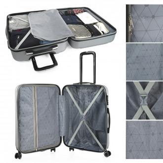 Medium Tiber rigid suitcases with L-capacity