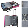 Medium Tiber rigid suitcases with L-capacity