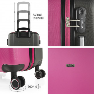 Medium Tiber rigid suitcases with L-capacity