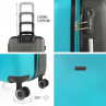 Medium Tiber rigid suitcases with L-capacity