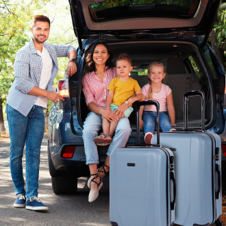 Valises rigides Tiber moyennes avec capacité L