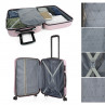 Medium Tiber rigid suitcases with L-capacity