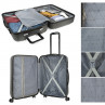 Medium Tiber rigid suitcases with L-capacity