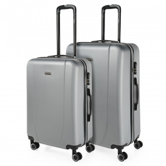 Medium Tiber rigid suitcases with L-capacity