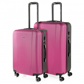 Medium Tiber rigid suitcases with L-capacity