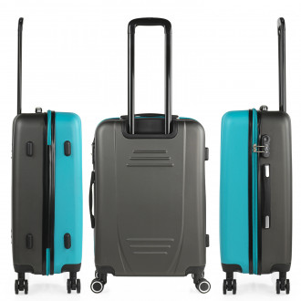 Medium Tiber rigid suitcases with L-capacity