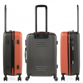 Medium Tiber rigid suitcases with L-capacity