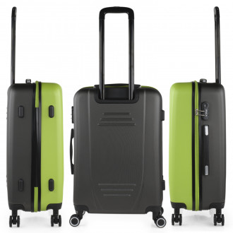 Set of 2/3 suitcases (Cabin, Medium and Large) Tiber rigida with capacity of L