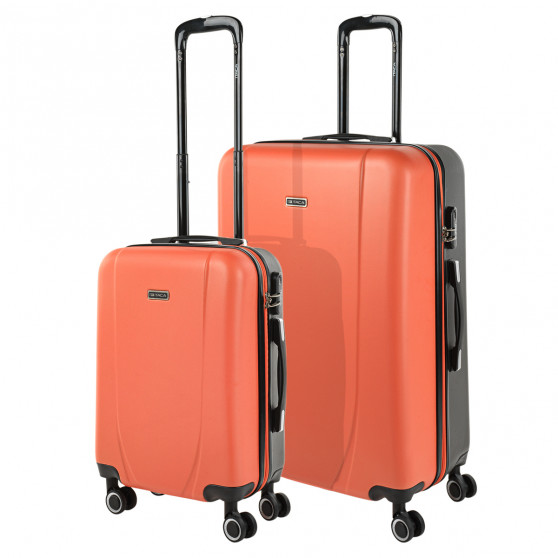 Set of 2/3 suitcases (Cabin, Medium and Large) Tiber rigida with capacity of L