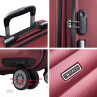 Simoa rigida medium suitcases with capacity of 99 L