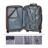 Simoa rigida medium suitcases with capacity of 99 L