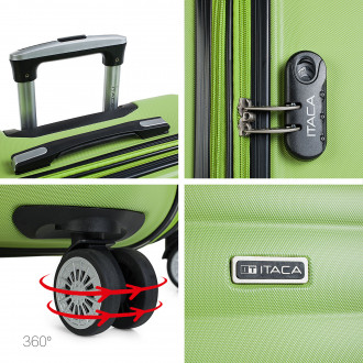 Simoa rigida medium suitcases with capacity of 99 L