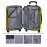 Simoa rigida medium suitcases with capacity of 99 L